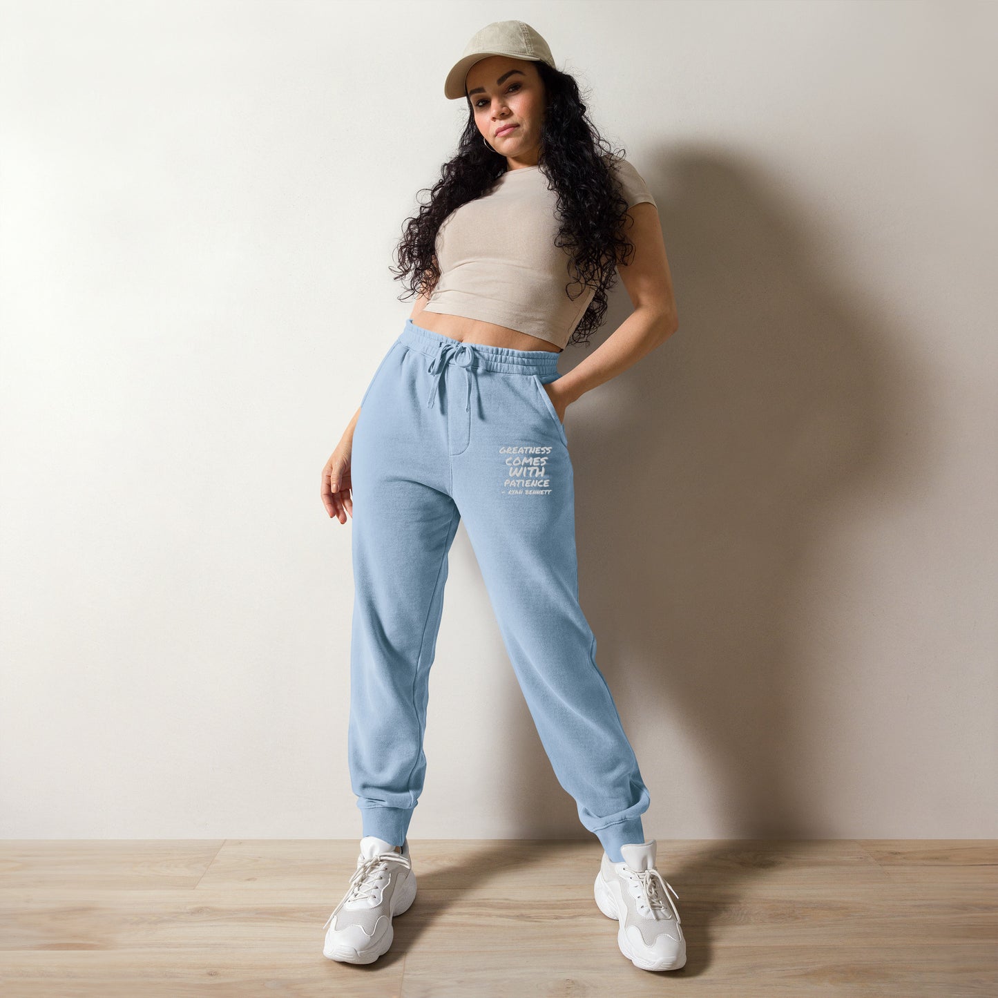 #TeamRyanBennett "Greatness" Unisex Pigment-Pyed Sweatpants
