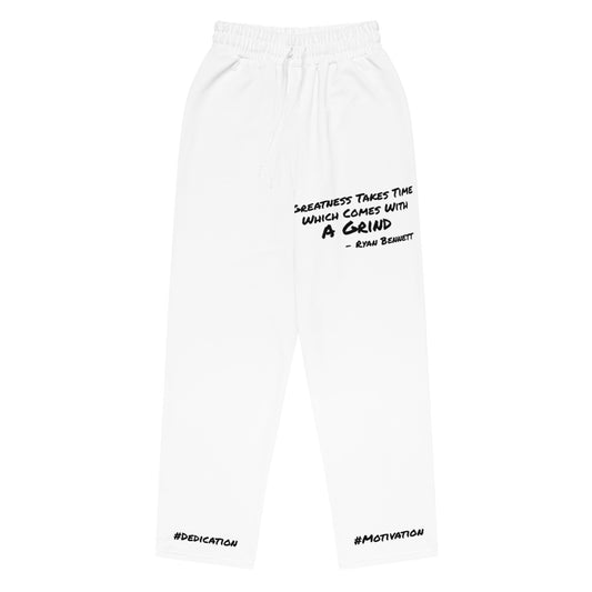 #TeamRyanBennett “Greatness” Wide-Leg Joggers