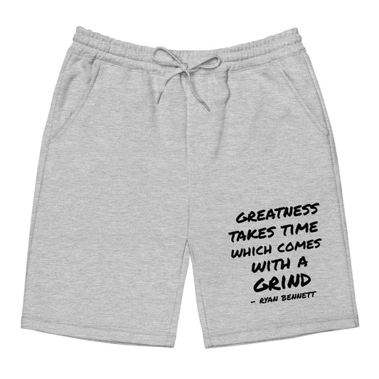 #TeamRyanBennett "Greatness" Men's Fleece Shorts