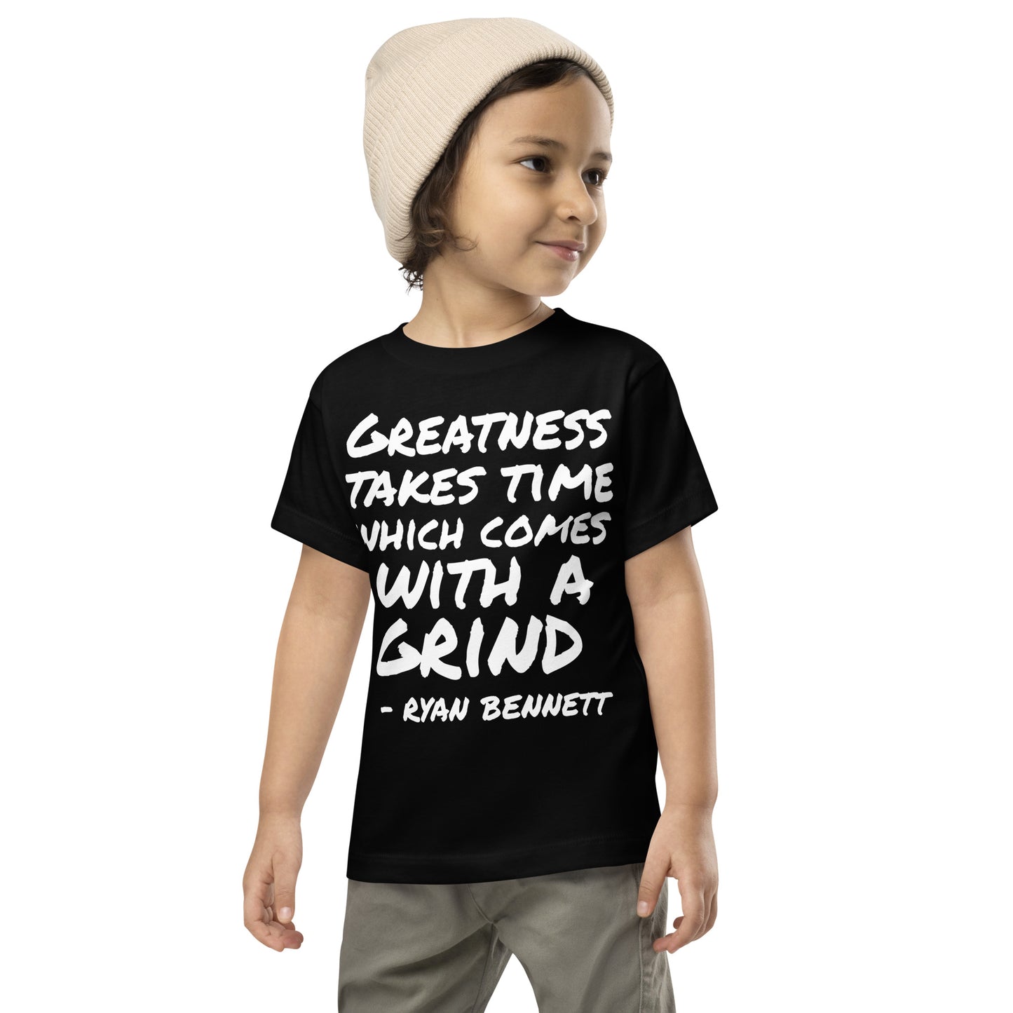 #TeamRyanBennett "Greatness" Toddler Short Sleeve Tee