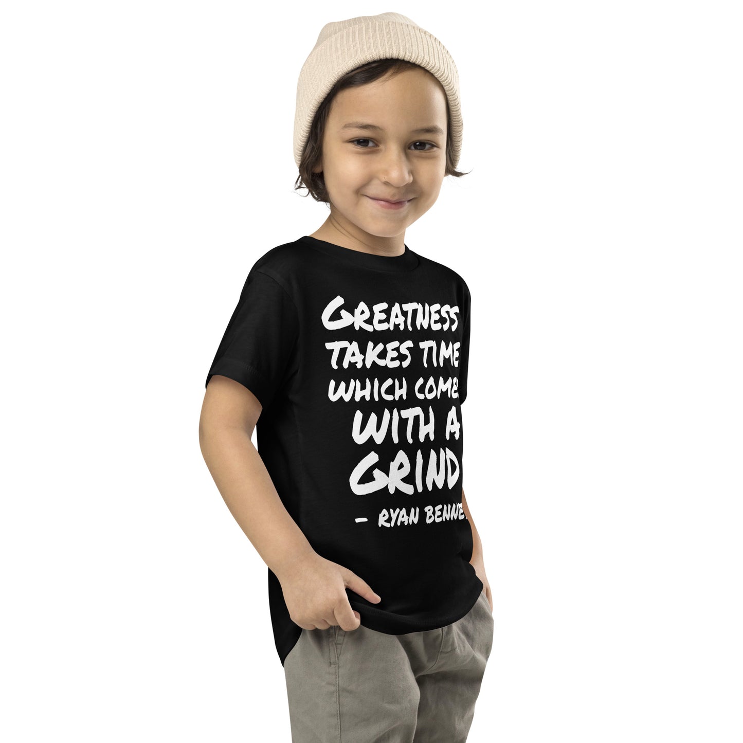 #TeamRyanBennett "Greatness" Toddler Short Sleeve Tee