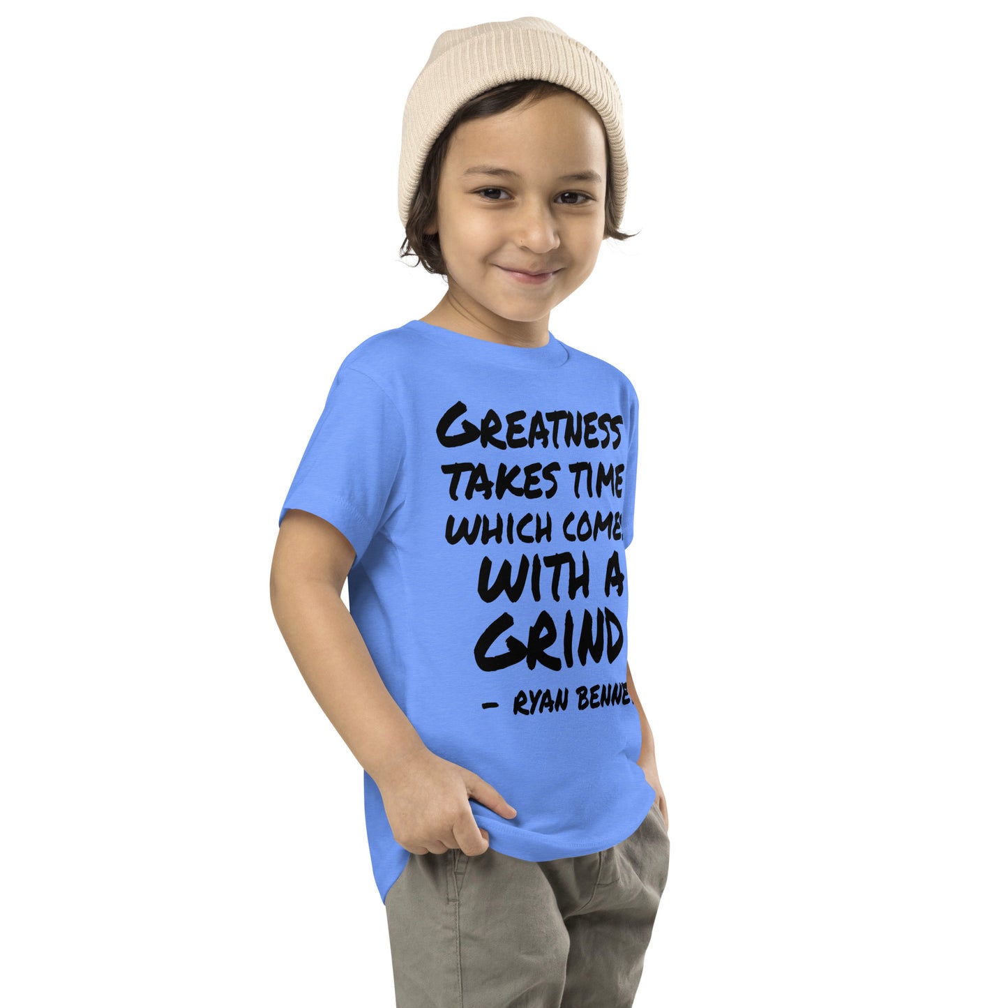 #TeamRyanBennett "Greatness" Toddler Short Sleeve Tee