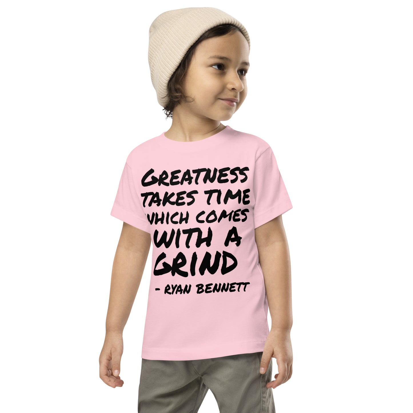 #TeamRyanBennett "Greatness" Toddler Short Sleeve Tee