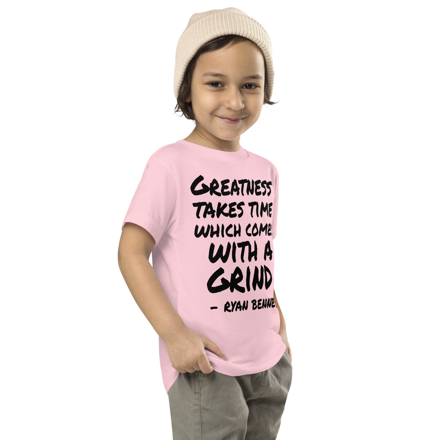 #TeamRyanBennett "Greatness" Toddler Short Sleeve Tee