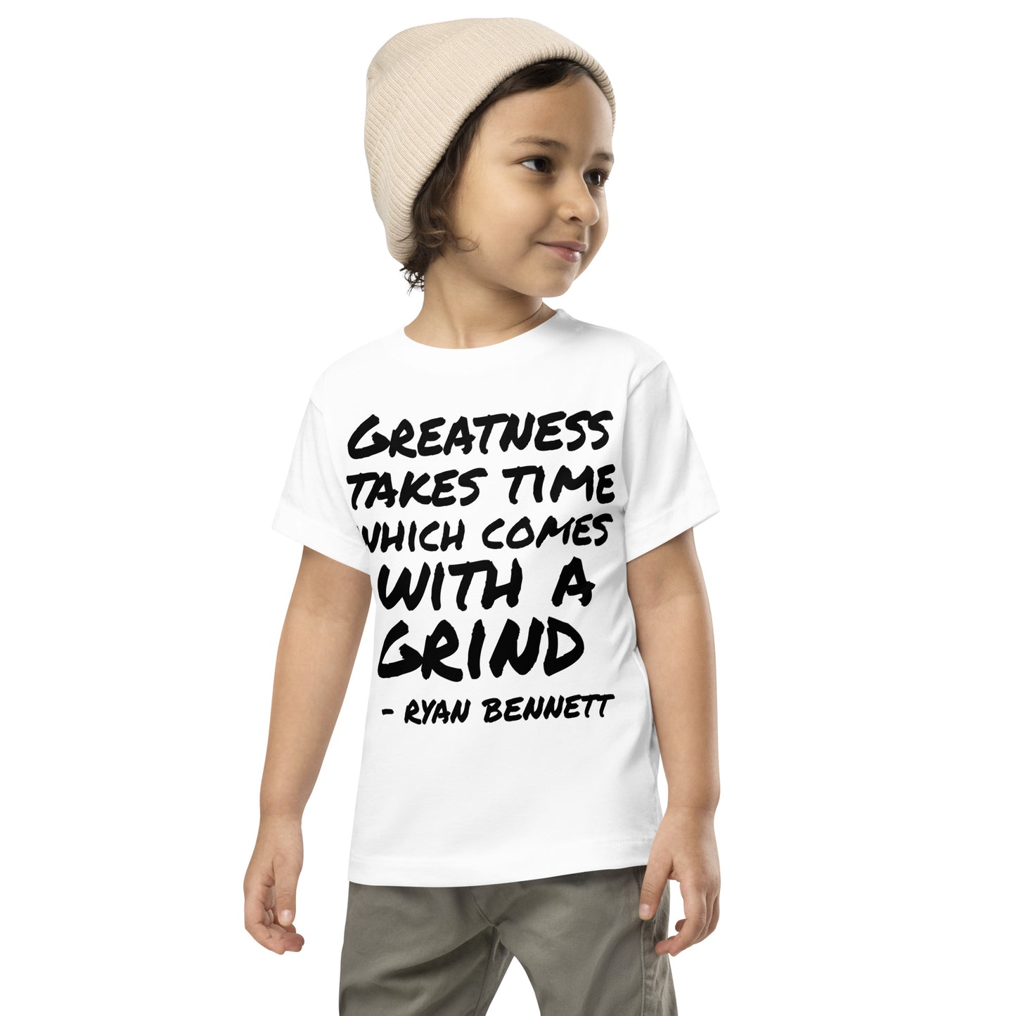 #TeamRyanBennett "Greatness" Toddler Short Sleeve Tee