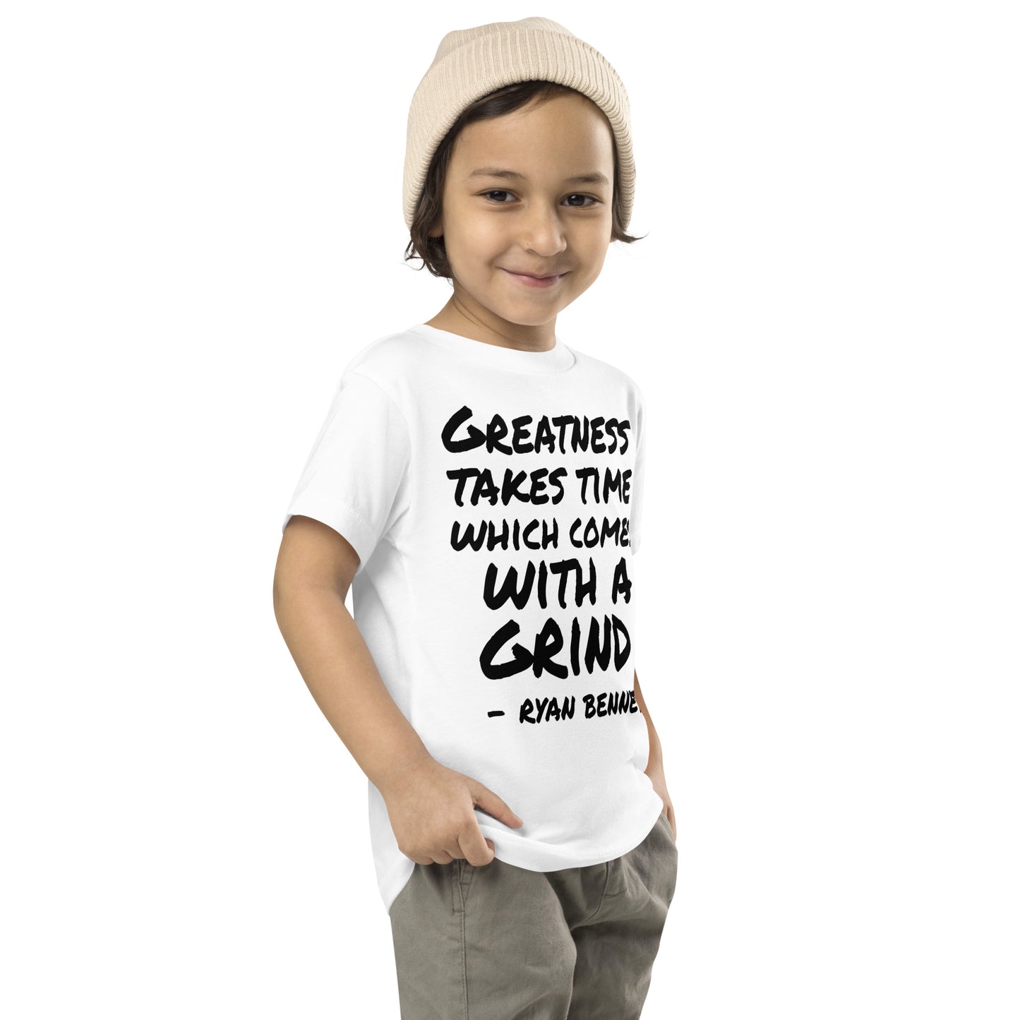 #TeamRyanBennett "Greatness" Toddler Short Sleeve Tee