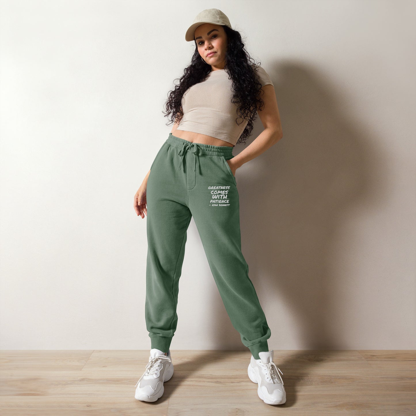 #TeamRyanBennett "Greatness" Unisex Pigment-Pyed Sweatpants