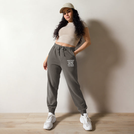 #TeamRyanBennett "Greatness" Unisex Pigment-Pyed Sweatpants