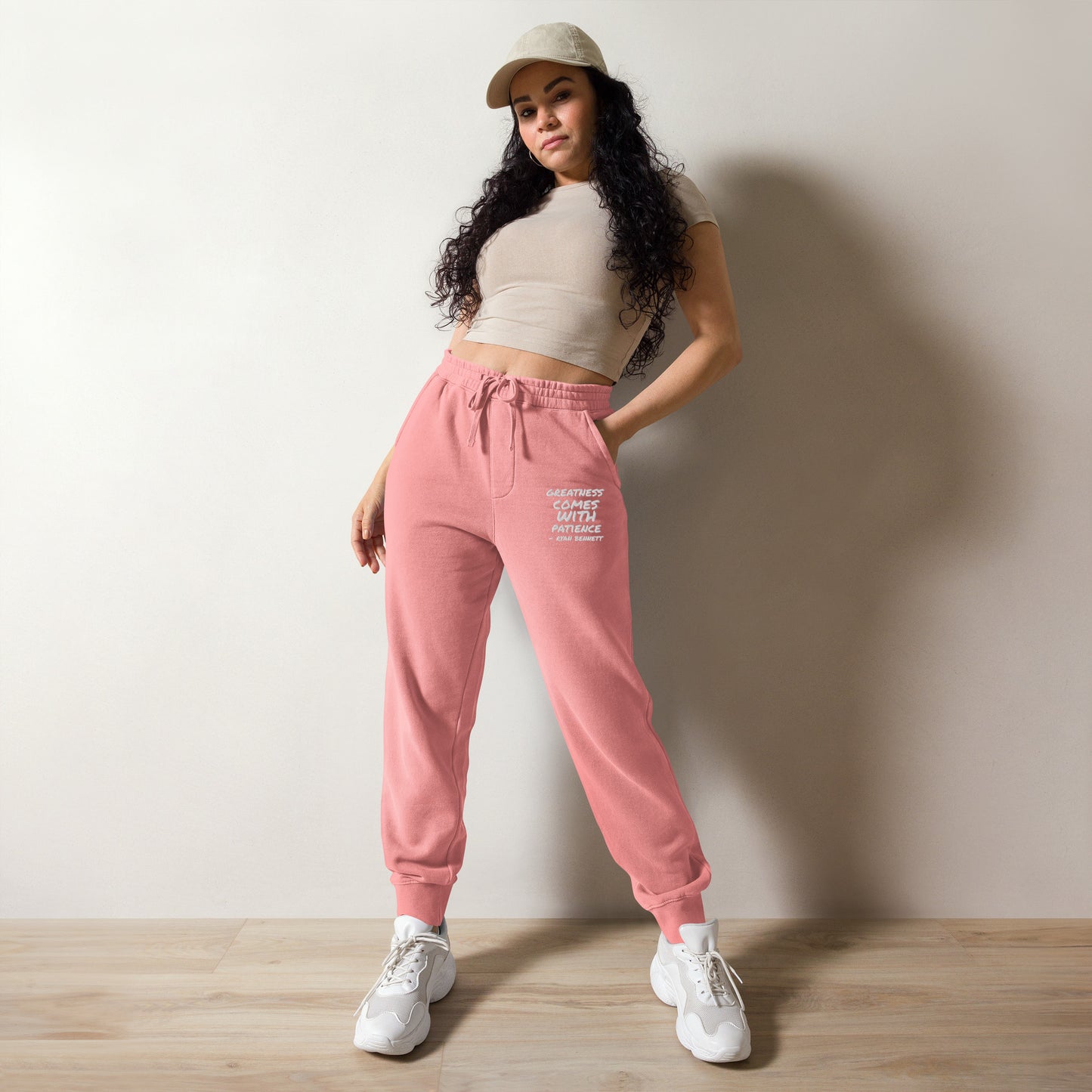 #TeamRyanBennett "Greatness" Unisex Pigment-Pyed Sweatpants