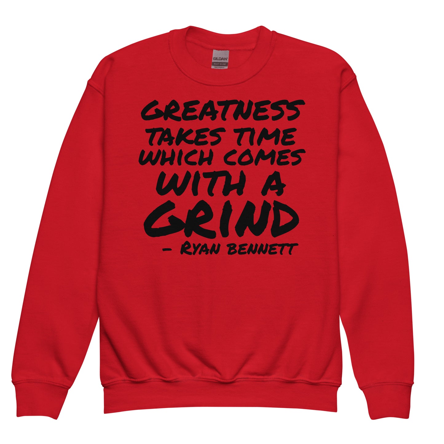 #TeamRyanBennett “Greatness” Youth Crewneck Sweatshirt