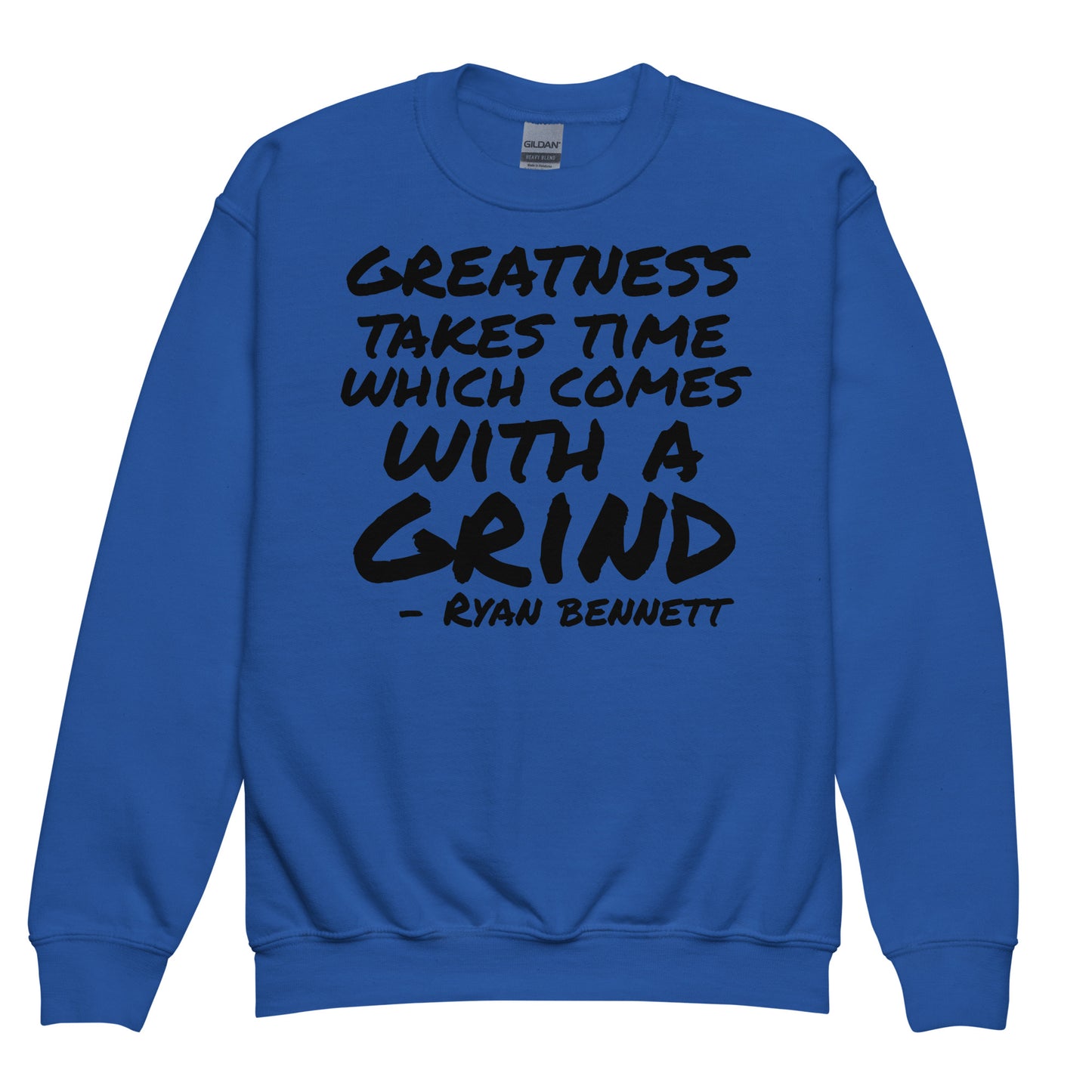 #TeamRyanBennett “Greatness” Youth Crewneck Sweatshirt