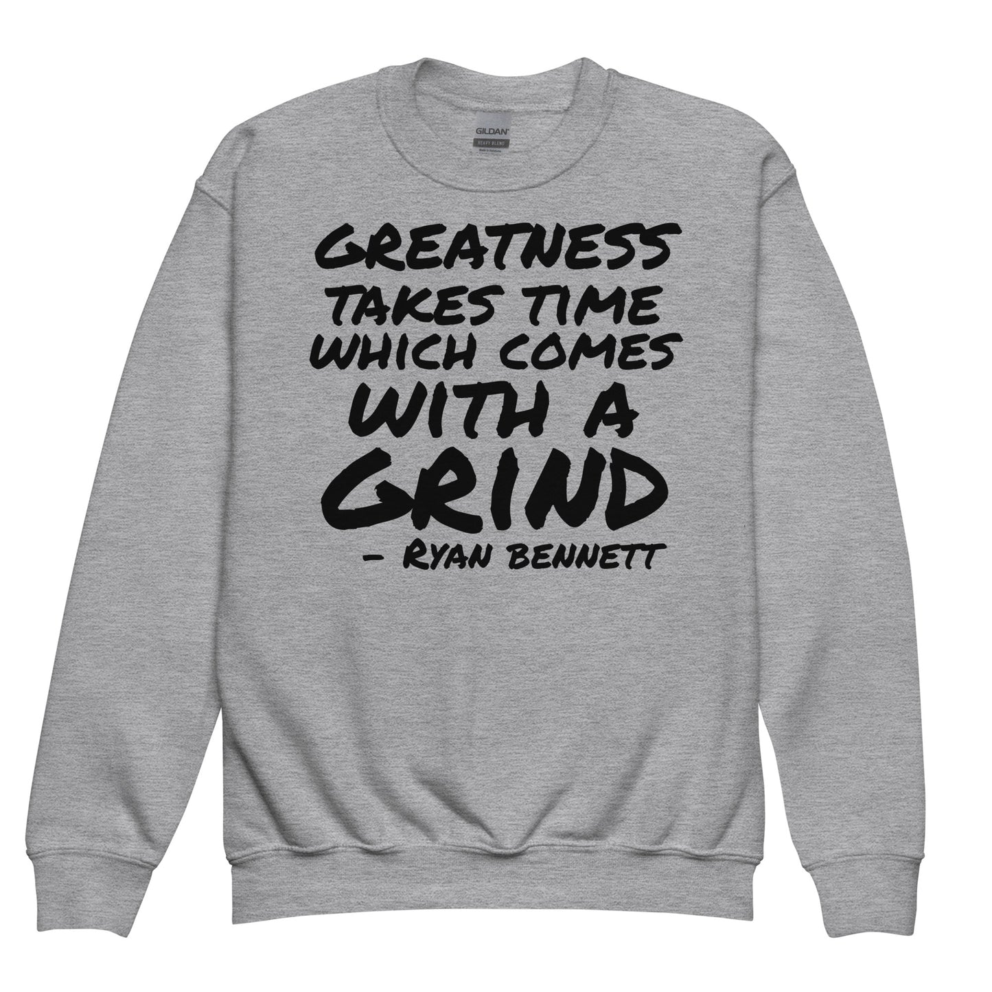 #TeamRyanBennett “Greatness” Youth Crewneck Sweatshirt